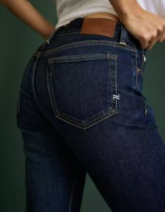 American Eagle AE77 All-Gender Klassische Jeans Damen Dunkelwaschen | OZSWK9823