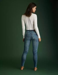 American Eagle AE77 High-Waisted Jegging Jeans Damen Indigo | MHYZA2039