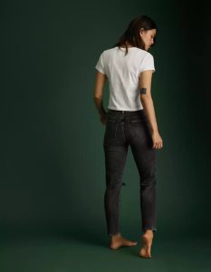 American Eagle AE77 Mom Jeans Damen Schwarz | SGUWA9843