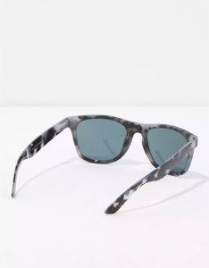 American Eagle AEO Grey Tortoise Klassische Sonnenbrille Herren Tiefesgrau | OAJGW7095