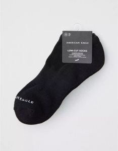 American Eagle AEO Low Cut 5-Pack Socken Herren Schwarz | HPFDC7952