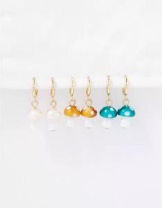 American Eagle AEO Mushroom Charm Earring 3-Pack Schmuck Damen Mehrfarbig | ZBPKG4527