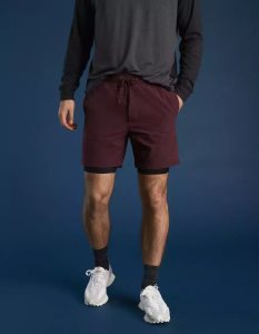 American Eagle AE 24/7 5.5" Trekker GolfShorts Herren Tiefesbordeaux | GHKLB4951