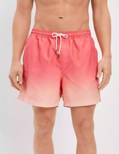 American Eagle AE 5.5" Ombre Swim Trunk GolfShorts Herren Koralle | VOGAX9830