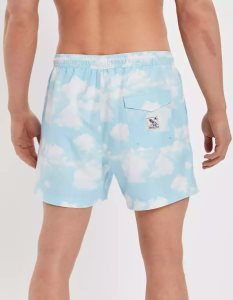 American Eagle AE 5.5" Swim Trunk GolfShorts Herren Blau | OSHQU1896