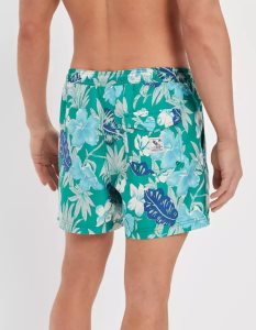 American Eagle AE 5.5" Tropical Swim Trunk GolfShorts Herren Grün | EPJZC1752