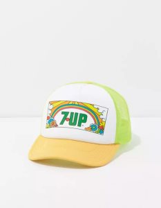 American Eagle AE 7-UP Trucker Hüte Damen Weiß | ASRXQ9631