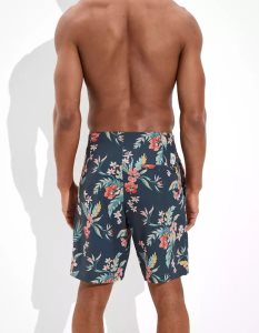 American Eagle AE 9" Floral Klassische Board GolfShorts Herren Blau | GZYLN4527