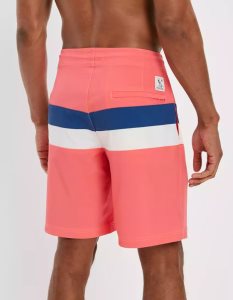 American Eagle AE 9" Gestreift Klassische Board GolfShorts Herren Koralle | YHVLM1596