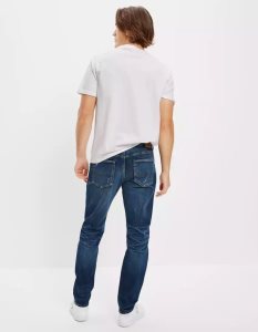 American Eagle AE AirFlexPatched Turn Fit Jeans Herren Mehrfarbig | VQFKM9710