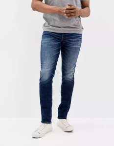 American Eagle AE AirFlexTemp Tech Slim Jeans Herren Tiefesblau | YESCN2371