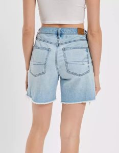 American Eagle AE Denim '90s Boyfriend Bermuda GolfShorts Damen Hellwaschen | CTSNU7194