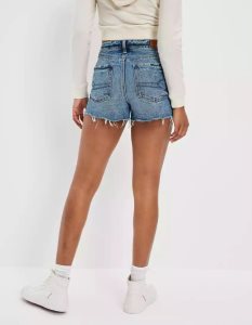 American Eagle AE Denim Mom GolfShorts Damen Mehrfarbig | AKPRB2460