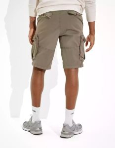 American Eagle AE Flex 12" Lived-In Longer Length Cargo GolfShorts Herren Mehrfarbig | AOJRP4128