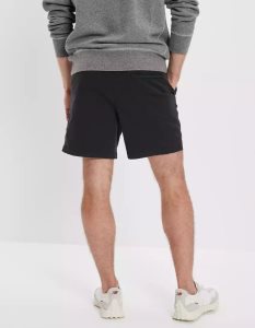 American Eagle AE Flex 5.5" Lived-In Trekker GolfShorts Herren Schwarz | SBLDC0962