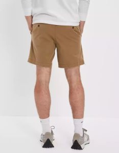 American Eagle AE Flex 7" Lived-In Khaki GolfShorts Herren Mehrfarbig | GKFHP7058