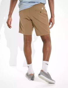 American Eagle AE Flex 9" Lived-In Khaki GolfShorts Herren Mehrfarbig | SXWLG2847