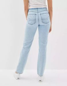 American Eagle AE Low-Rise '90s Gerade Jeans Damen Mehrfarbig | SWCKN2571