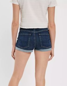 American Eagle AE Ne(x)t Level High-Waisted Denim GolfShorts Damen Waschen | AHUIT6725