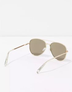 American Eagle AE Rainbow Aviator Sonnenbrille Herren Gold | SALOK1058