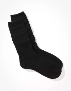 American Eagle AE Slouchy Socken Damen Schwarz | PRVNW7148