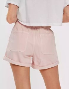 American Eagle AE Stretch Highest Taille Baggy Utility GolfShorts Damen Rosa | RCEGX9435