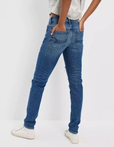 American Eagle AE Stretch Ripped '90s Schlank Jeans Damen Mehrfarbig | FVHAP0698