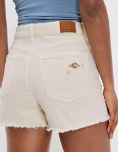 American Eagle AE Stretch Twill Highest Taille '90s Boyfriend GolfShorts Damen Weiß | AVXFO0752