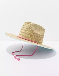 American Eagle San Diego Company Weite Brim Straw Hüte Damen Beige | XYGJO2015