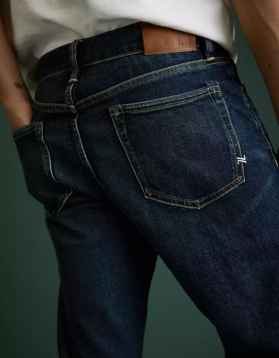 American Eagle AE77 All-Gender Klassische Jeans Damen Dunkelwaschen | OZSWK9823