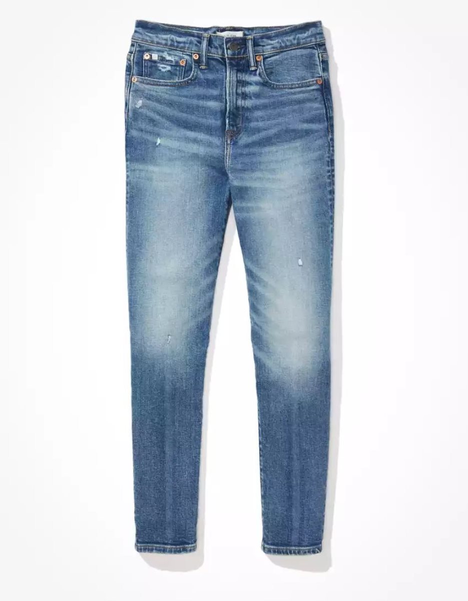 American Eagle AE77 Mom Jeans Damen Waschen | NKVIT9715