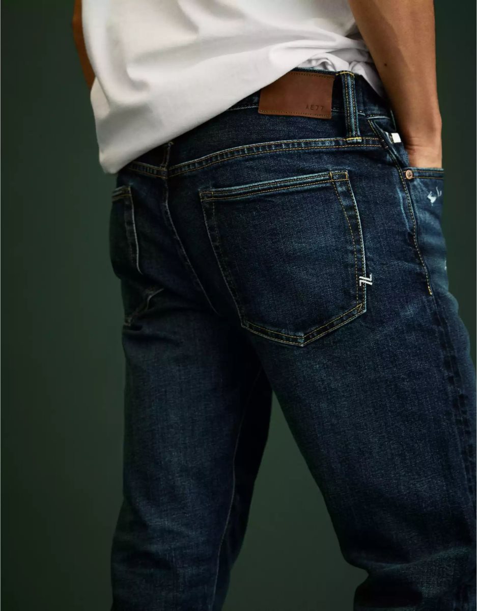 American Eagle AE77 Turn Schlank Jeans Herren Mehrfarbig | QTNKM7958