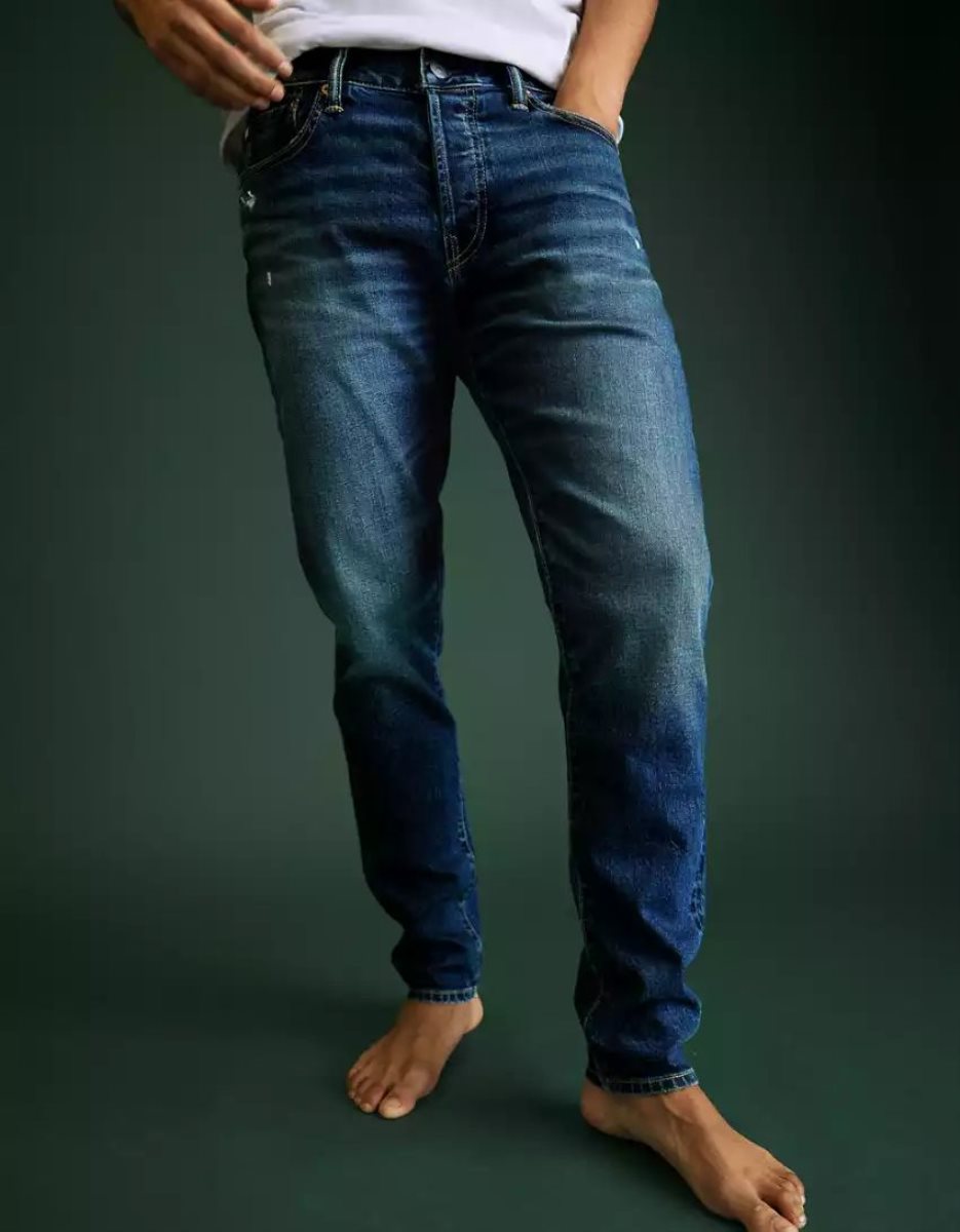 American Eagle AE77 Turn Schlank Jeans Herren Mehrfarbig | QTNKM7958