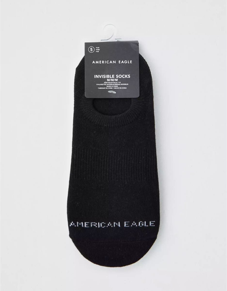 American Eagle AEO Invisible 5-Pack Socken Herren Mehrfarbig | XJSAU5423