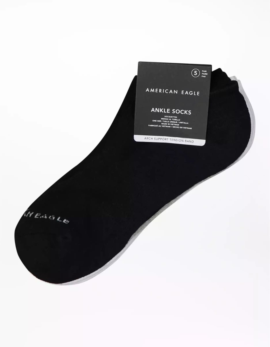 American Eagle AEO Low Cut 5-Pack Socken Herren Mehrfarbig | HBFAO8195