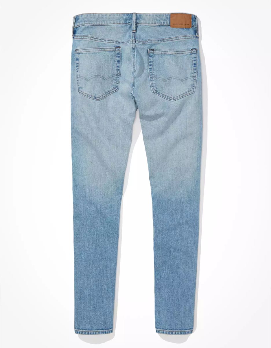 American Eagle AE AirFlexAthletic Schlank Jeans Herren Blau | EWZGH8214