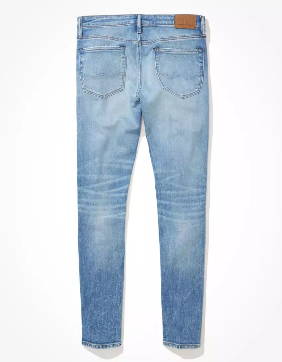 American Eagle AE AirFlexDistressed Turn Schlank Jeans Herren Mehrfarbig | AWOPZ6794