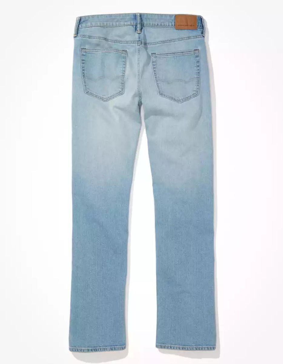 American Eagle AE AirFlexOriginal Bootcut Jeans Herren Hellblau | NMHQP1204