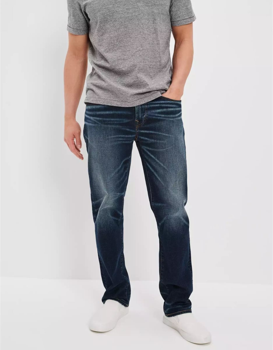 American Eagle AE AirFlexOriginal Gerade Jeans Herren Mehrfarbig | XSHEZ4076