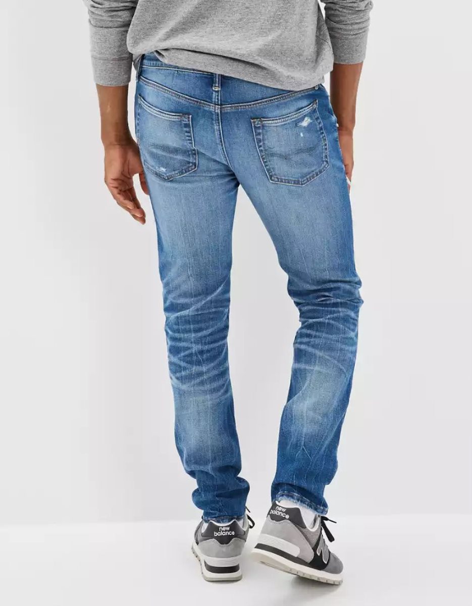 American Eagle AE AirFlexPatched Slim Jeans Herren Mehrfarbig | MXEWF7630