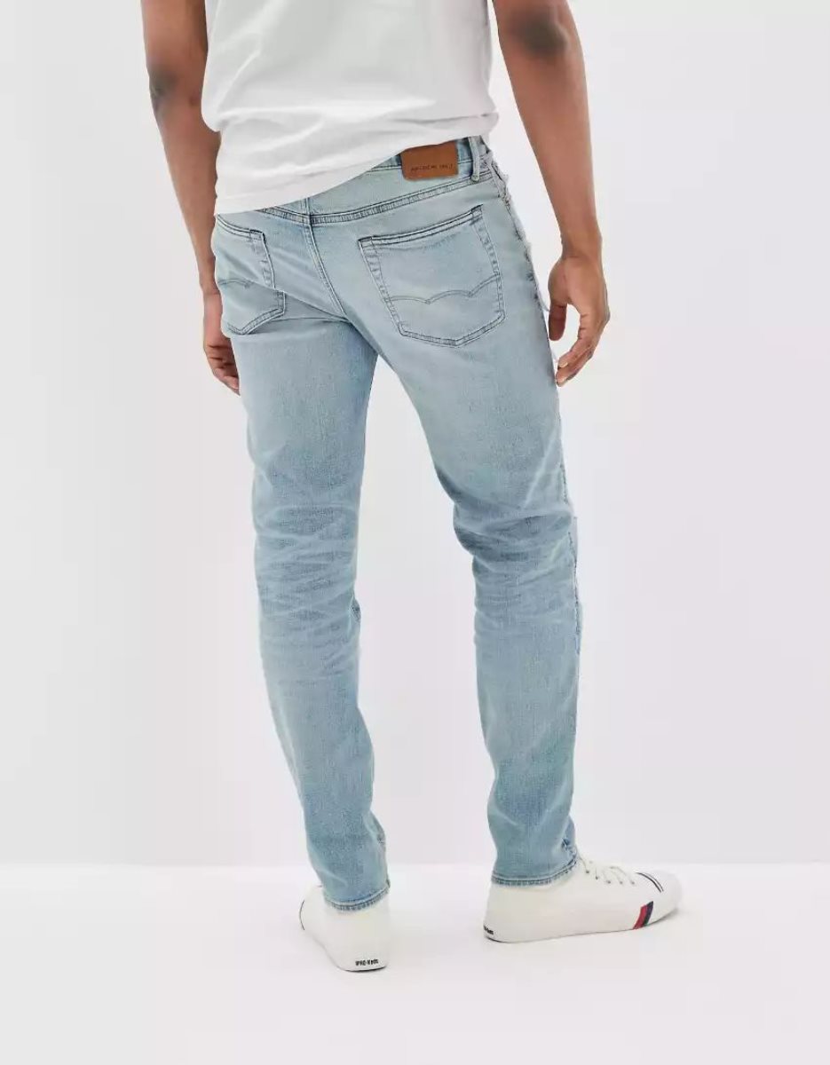 American Eagle AE AirFlexPatched Turn Fit Jeans Herren Mehrfarbig | YPHRX5697