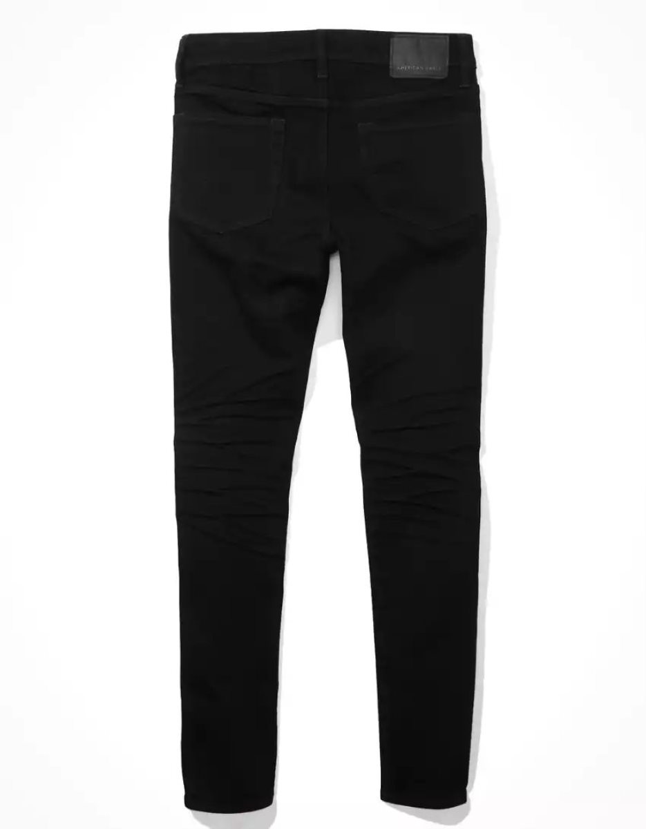 American Eagle AE AirFlexSkinny Jeans Herren Schwarz | CXQRZ7369