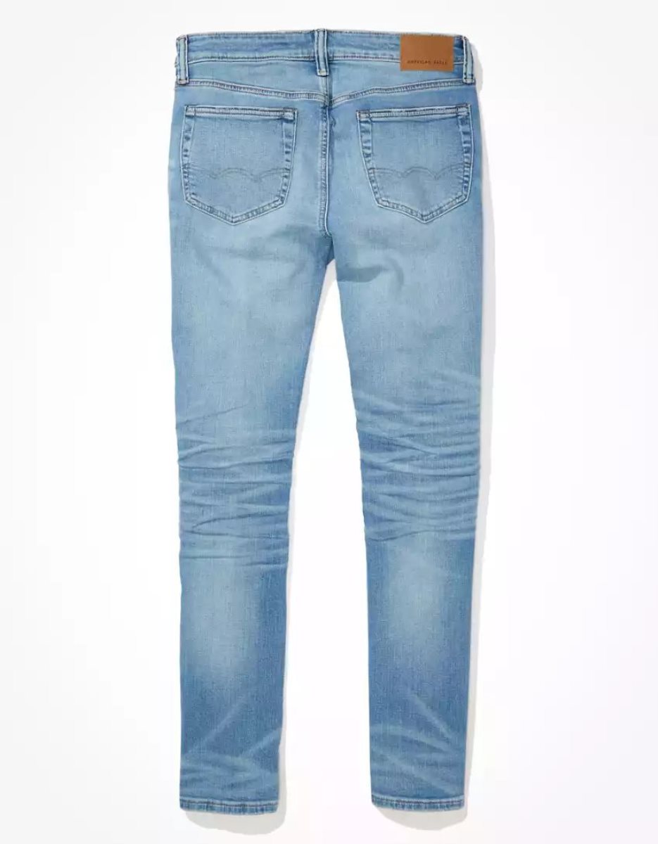 American Eagle AE AirFlexSkinny Jeans Herren Blau | KOTED9823