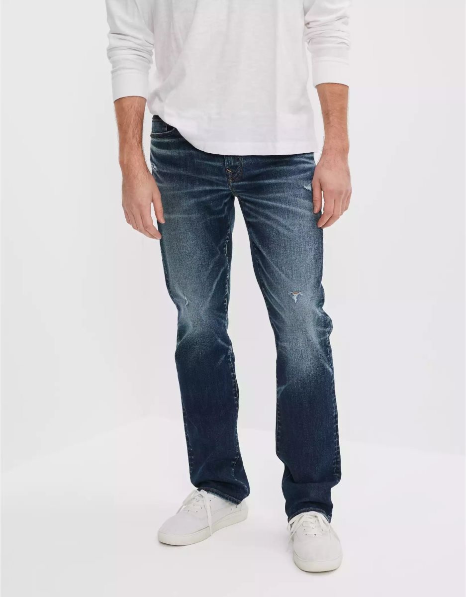 American Eagle AE AirFlexTemp Tech Distressed Original Bootcut Jeans Herren Mehrfarbig | VTJXI1352