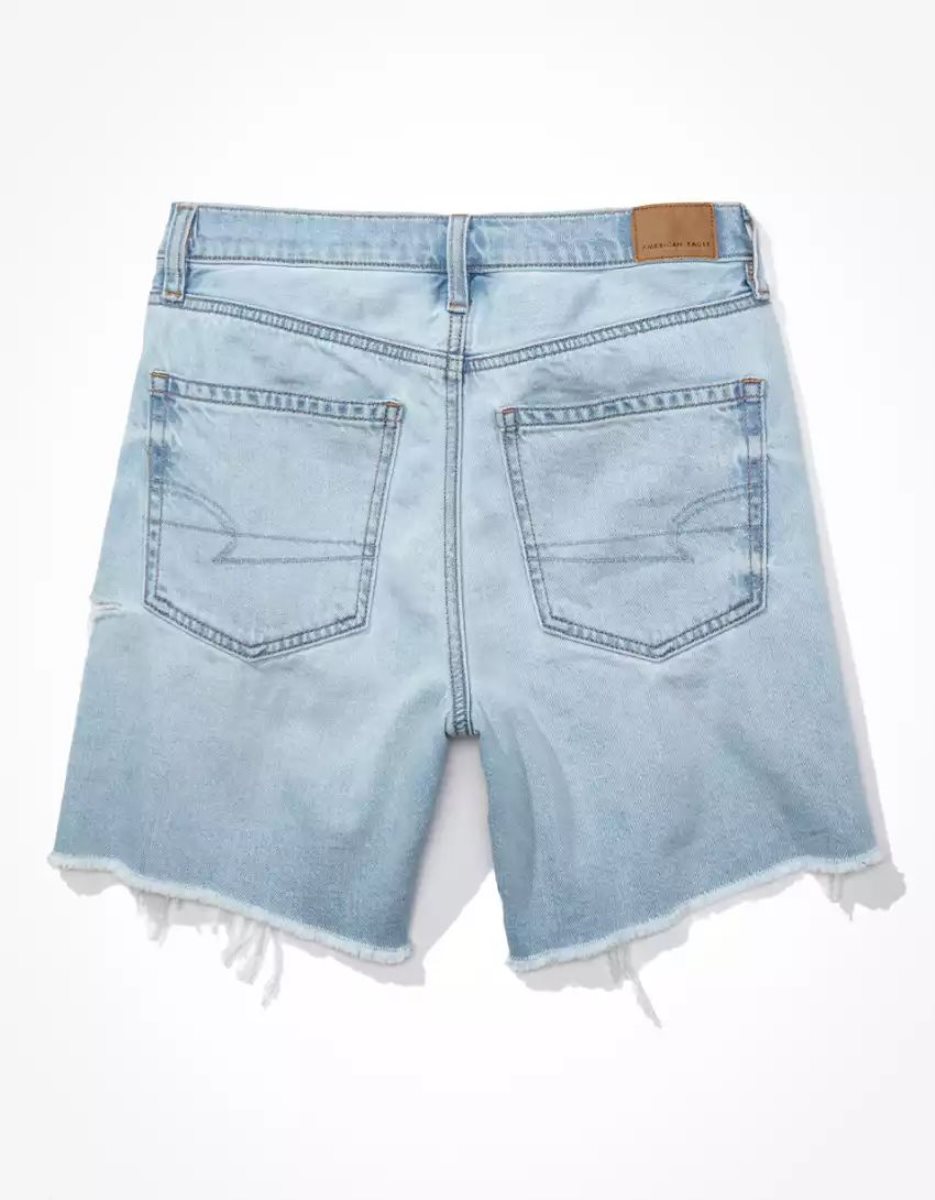 American Eagle AE Denim '90s Boyfriend Bermuda GolfShorts Damen Hellwaschen | CTSNU7194