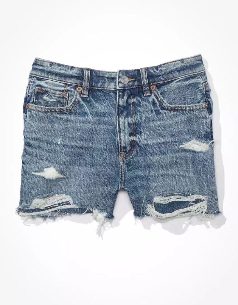 American Eagle AE Denim Mom GolfShorts Damen Mehrfarbig | AKPRB2460