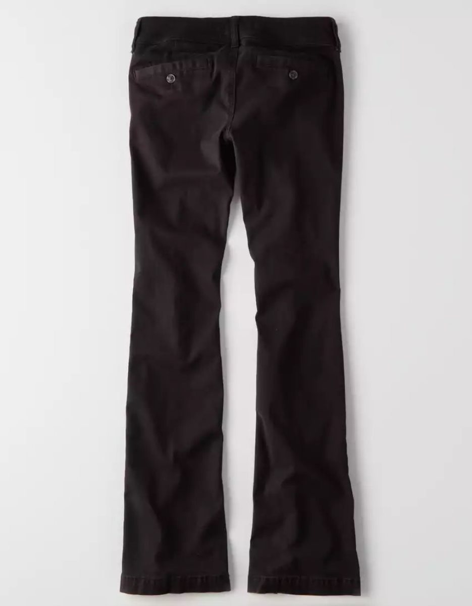 American Eagle AE Denim X Kick Bootcut Hose Damen Schwarz | JVRZH6751