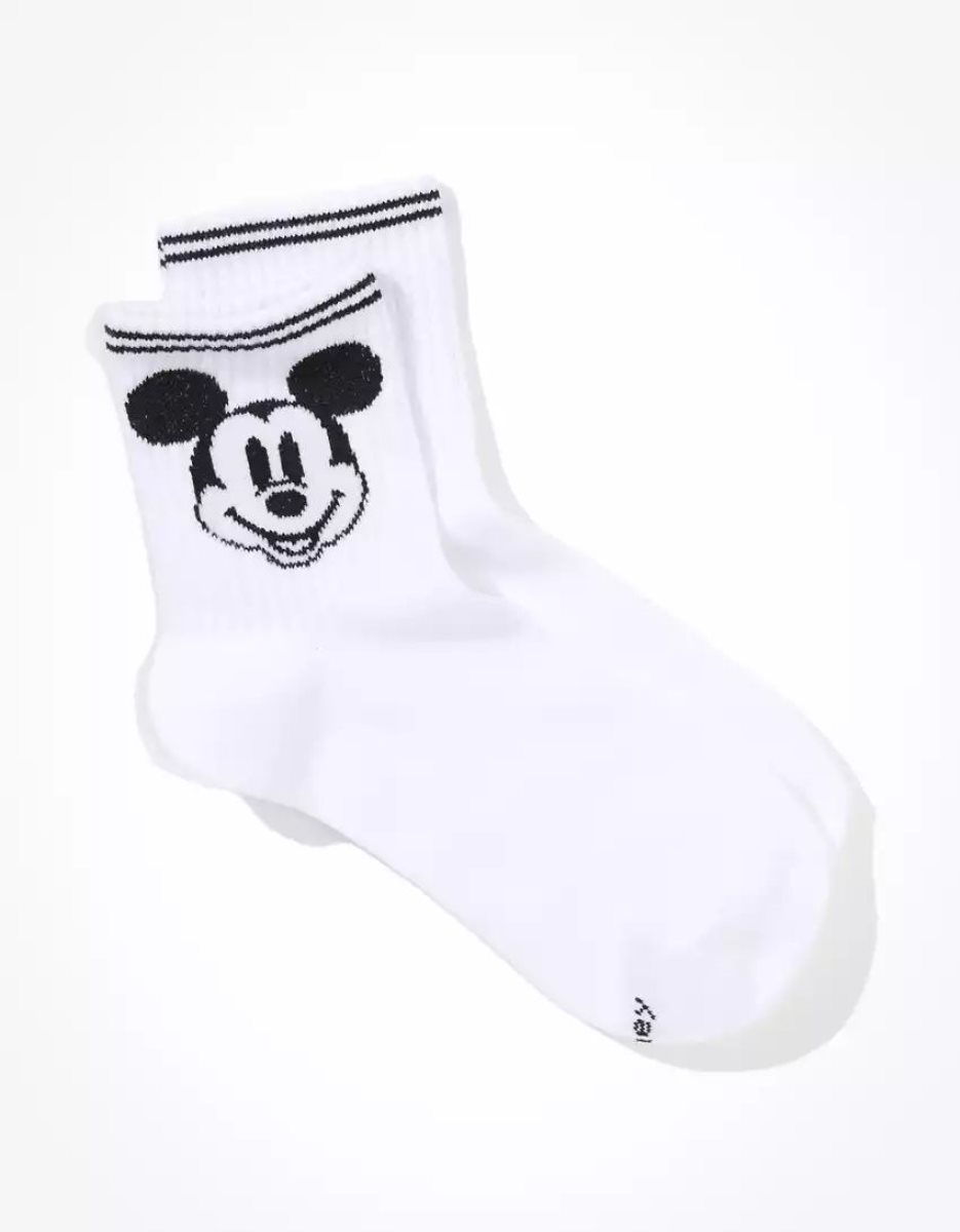 American Eagle AE Disney Boyfriend Socken Damen Weiß | TOJWH8156