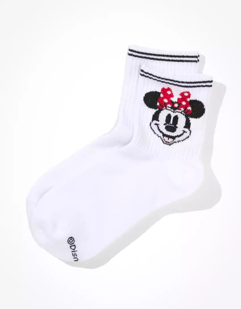 American Eagle AE Disney Boyfriend Socken Damen Weiß | TOJWH8156