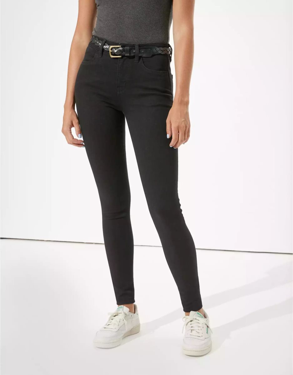 American Eagle AE Dream High-Waisted Jegging Jeans Damen Schwarz | MADYU4015